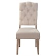 Alpine Furniture Newberry Set of 2 Parson Chairs in Weathered Natural (Brown)