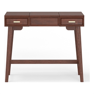Alpine Furniture Gramercyy Wood Bedroom Vanity in Walnut Brown