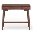 Alpine Furniture Gramercyy Wood Bedroom Vanity in Walnut Brown