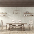 Alpine Furniture Newberry Extension Dining Table in Weathered Natural (Brown)