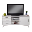 Alpine Furniture Flynn Large Wood TV Console in White