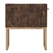 Alpine Furniture Monterey Wood Lamp Table in Smokey Taupe (Beige)