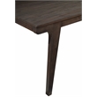 Alpine Furniture Olejo Wood Fixed Top Dining Table in Chocolate Brown