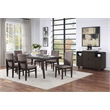 Alpine Furniture Olejo Wood Dining Server in Chocolate Brown