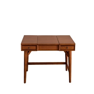 Alpine Furniture Flynn Wood Bedroom Vanity in Acorn (Brown)