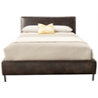 Sophia Full Upholstered Platform Bed in Gray