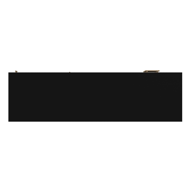 Alpine Furniture Flynn Large Wood TV Console in Black