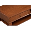 Alpine Furniture Flynn Wood 1 Drawer Coffee Table in Acorn (Brown)