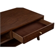 Alpine Furniture Flynn Wood 1 Drawer Coffee Table in Walnut