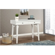 Alpine Furniture Flynn Wood 2 Drawer Desk in White