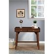 Alpine Furniture Flynn Wood 2 Drawer Desk in Walnut