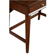 Alpine Furniture Flynn Wood 2 Drawer Desk in Walnut