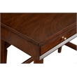 Alpine Furniture Flynn Wood 2 Drawer Desk in Walnut