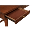 Alpine Furniture Flynn Large Wood 3 Drawer Desk in Walnut