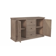 Alpine Furniture Arlo Wood Sideboard in Natural Brown