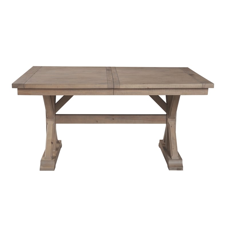Alpine Furniture Arlo Wood Dining Table in Natural Brown