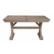 Alpine Furniture Arlo Wood Dining Table in Natural Brown