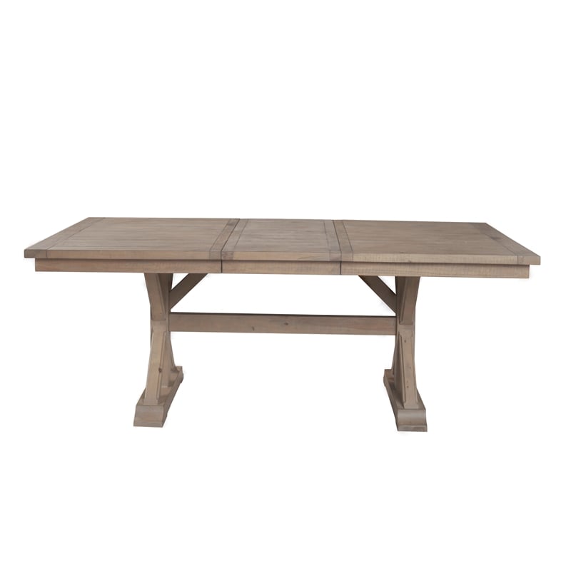 Alpine Furniture Arlo Wood Dining Table in Natural Brown