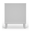 Alpine Furniture Stapleton 1 Drawer Nightstand in White
