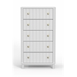 Alpine Furniture Stapleton 5 Drawer Chest in White