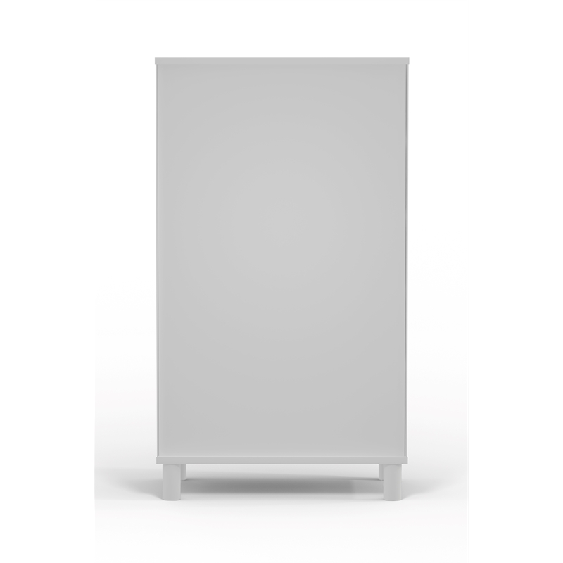 Alpine Furniture Stapleton 5 Drawer Chest in White