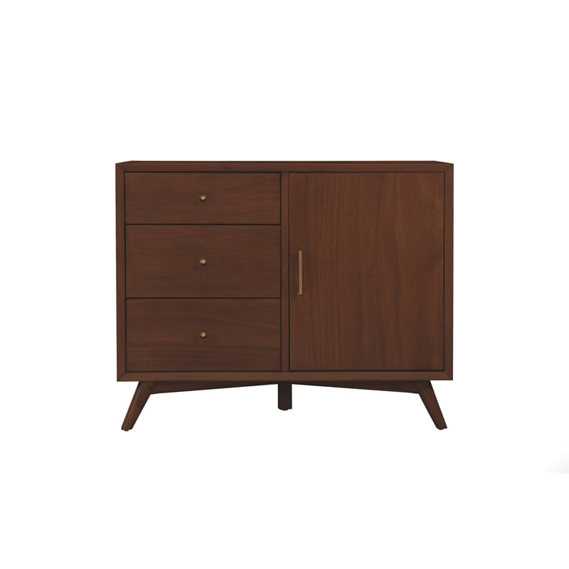 Alpine Furniture Flynn Accent Cabinet in Walnut