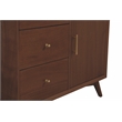 Alpine Furniture Flynn Accent Cabinet in Walnut