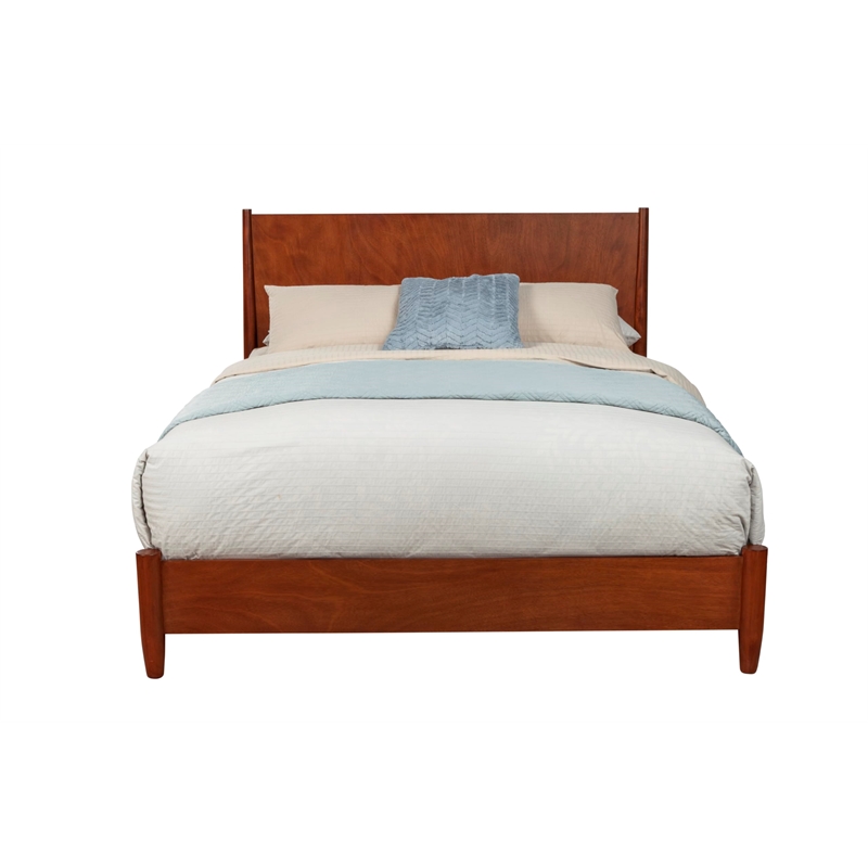 Alpine Furniture Flynn Standard King Platform Bed in Acorn