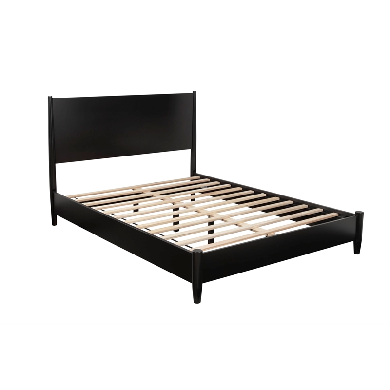 Alpine Furniture Flynn California King Platform Bed in Black