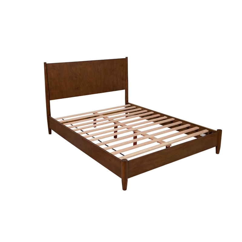 Alpine Furniture Flynn Queen Platform Bed in Walnut