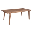 Alpine Furniture Olejo Solid Pine Dining Table in Natural