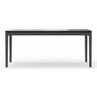Alpine Furniture Cove Wood Rectangular Dining Table in Vintage Black