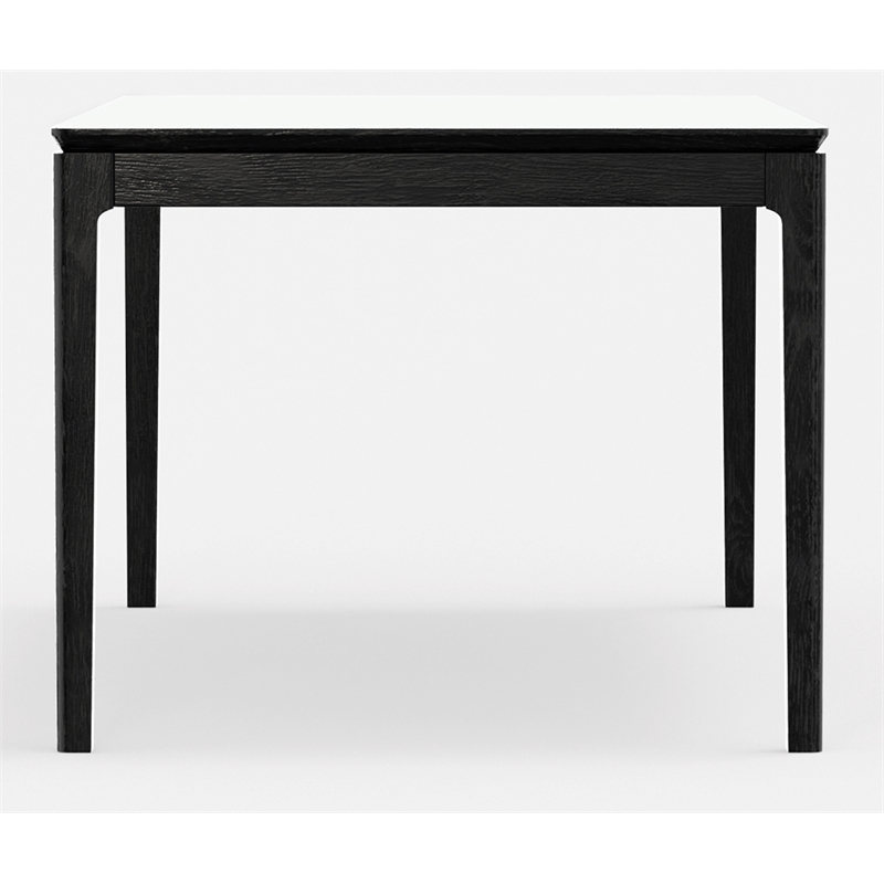 Alpine Furniture Cove Wood Rectangular Dining Table in Vintage Black