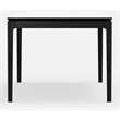 Alpine Furniture Cove Wood Rectangular Dining Table in Vintage Black