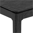Alpine Furniture Cove Wood Rectangular Dining Table in Vintage Black