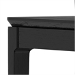 Alpine Furniture Cove Wood Rectangular Dining Table in Vintage Black