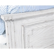 Alpine Furniture Clara Wood Queen Size Panel Bed in White Mist