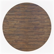 Alpine Furniture Newberry Round Dining Table in Medium Brown