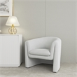 Alpine Furniture Tori Upholstered Accent Chair in Gray