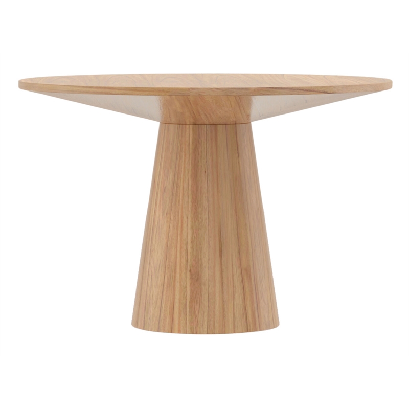 Alpine Furniture Cove 47 in. W Round Wood Dining Table in Natural