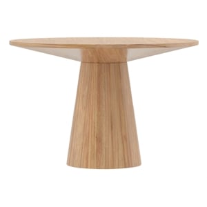 Alpine Furniture Cove 47 in. W Round Wood Dining Table in Natural