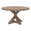 Alpine Furniture Newberry Round Wood Dining Table - Weathered Natural