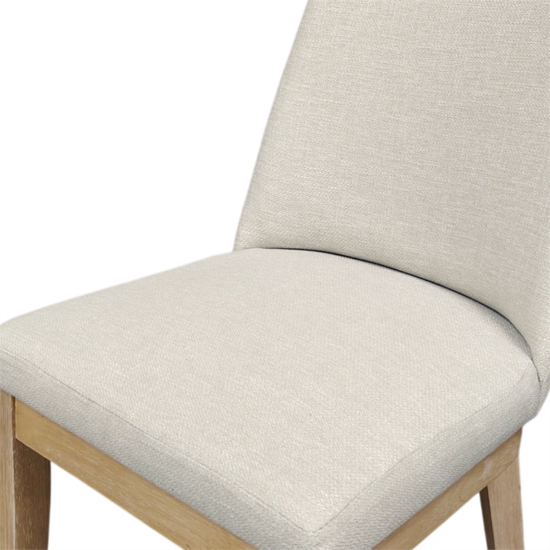 Alpine Furniture Abigail Side Dining Chairs - Set of 2 in Natural