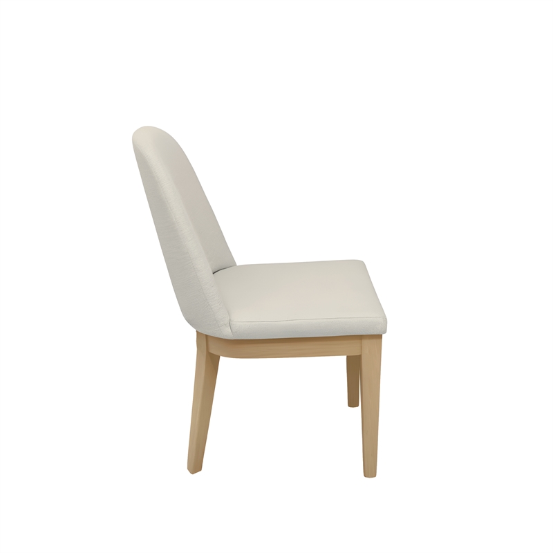 Alpine Furniture Abigail Side Dining Chairs - Set of 2 in Natural