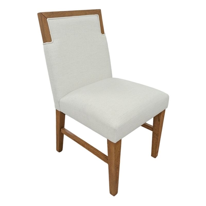 Alpine Furniture Donte Wood Set of 2 Side Dining Chairs - Oak Brown