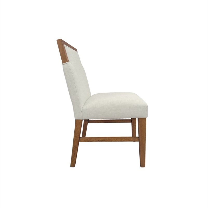 Alpine Furniture Donte Wood Set of 2 Side Dining Chairs - Oak Brown
