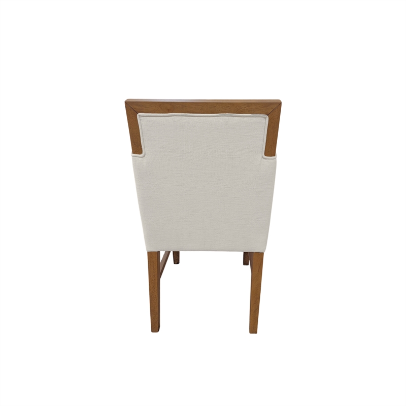 Alpine Furniture Donte Wood Set of 2 Side Dining Chairs - Oak Brown
