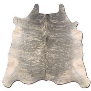 Allora Hand Crafted Cowhide Rug in Light Brindle