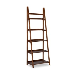 Allora Wood Bookcase in Brown