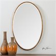Allora Antique Oval Mirror in Gold